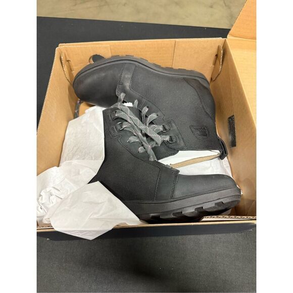 Sorel Evie II NW Lace Black Sea Salt Waterproof Boots 9.5 - Picture 1 of 6